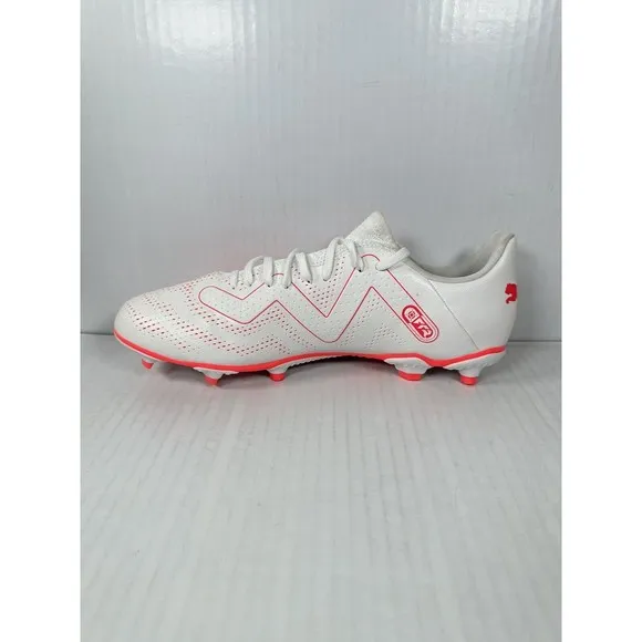 Puma Future Play FG/AG White Pink Soccer Cleats Mens Size 10 107377-01 NEW