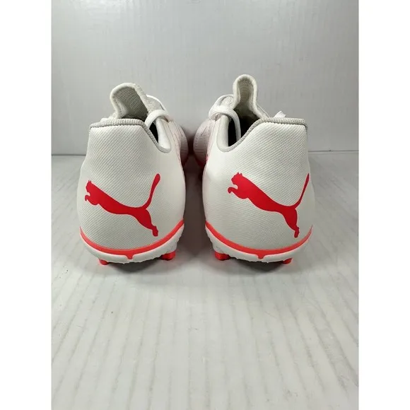 Puma Future Play FG/AG White Pink Soccer Cleats Mens Size 10 107377-01 NEW