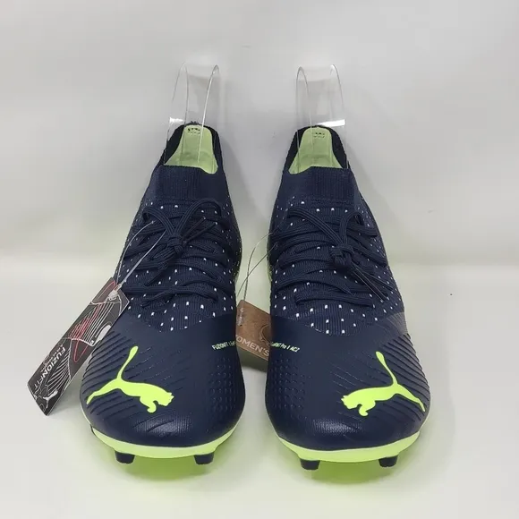 Puma Future Z 3.4 FG/AG 107094 01 Navy Green Football Shoes Womens Sz Multi New