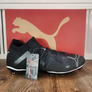 PUMA Future Match FG/AG Soccer Cleats Men Sz 10.5 Black White Athletic 107180-02