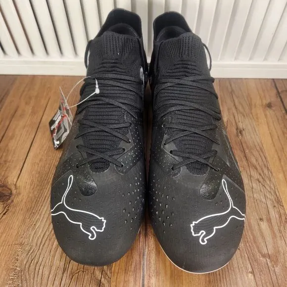 PUMA Future Match FG/AG Soccer Cleats Men Sz 10.5 Black White Athletic 107180-02