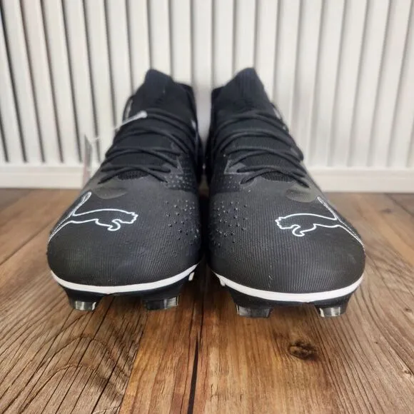 PUMA Future Match FG/AG Soccer Cleats Men Sz 10.5 Black White Athletic 107180-02