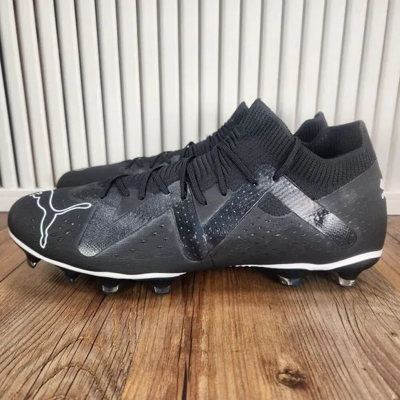 PUMA Future Match FG/AG Soccer Cleats Men Sz 10.5 Black White Athletic 107180-02