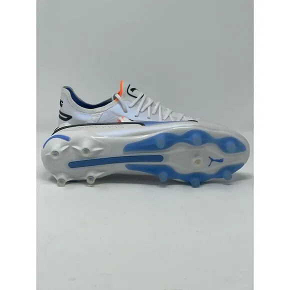 Puma‎ King Ultimate FG AG Soccer Cleats Shoes White 107097-01 Mens Size 8 New