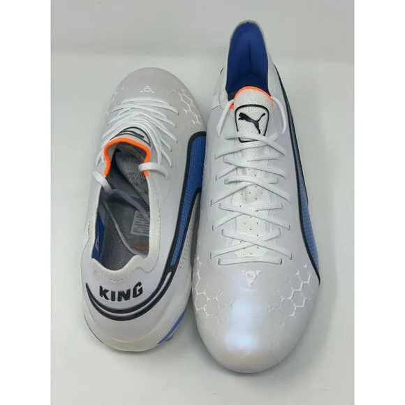 Puma‎ King Ultimate FG AG Soccer Cleats Shoes White 107097-01 Mens Size 8 New