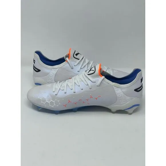 Puma‎ King Ultimate FG AG Soccer Cleats Shoes White 107097-01 Mens Size 8 New