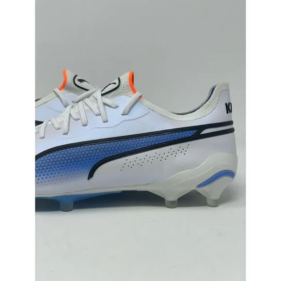 Puma‎ King Ultimate FG AG Soccer Cleats Shoes White 107097-01 Mens Size 8 New