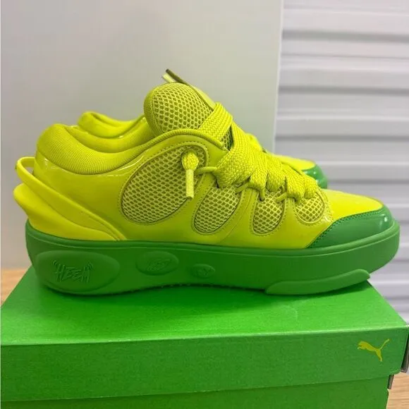 Puma LaMelo Ball LaFrance Amour Slime Shoes Emerald Green 310868-01 Size 11.5