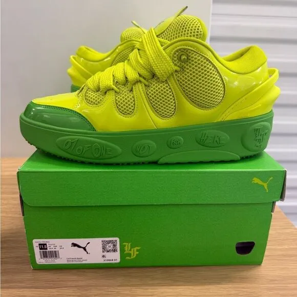 Puma LaMelo Ball LaFrance Amour Slime Shoes Emerald Green 310868-01 Size 11.5