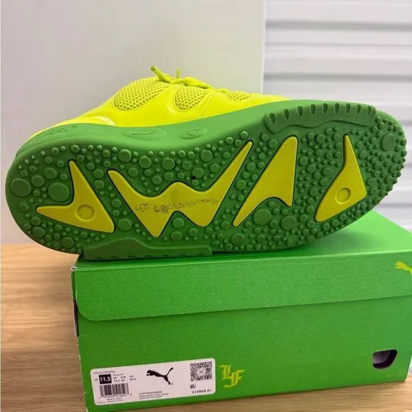 Puma LaMelo Ball LaFrance Amour Slime Shoes Emerald Green 310868-01 Size 11.5