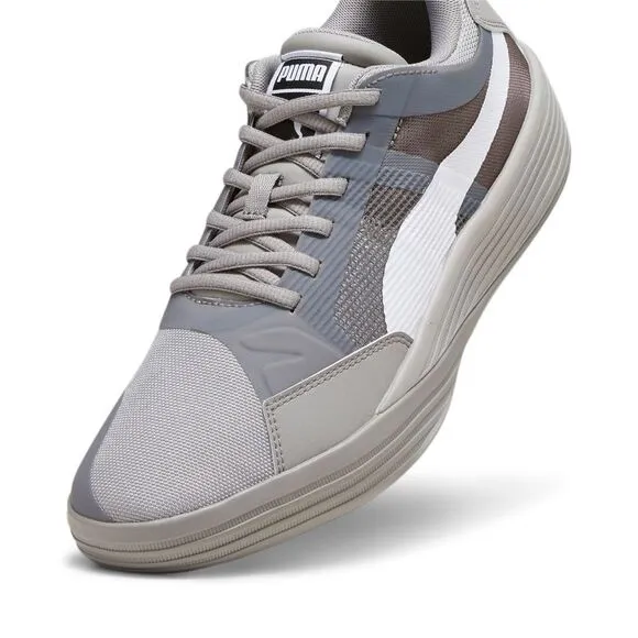 Puma Mens Clyde All-Pro Team Gray Shoes (NWT)