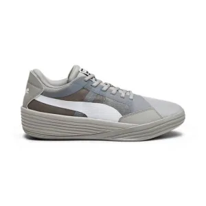 Puma Mens Clyde All-Pro Team Gray Shoes (NWT)