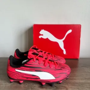 Puma Rapido III FG/AG Jr Kids Soccer Cleat Shoe Size 11C #B1118