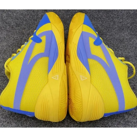 PUMA Shoes Mens Size 10 TRC Blaze Court Low Vibrant Yellow 376582-19 Sneakers