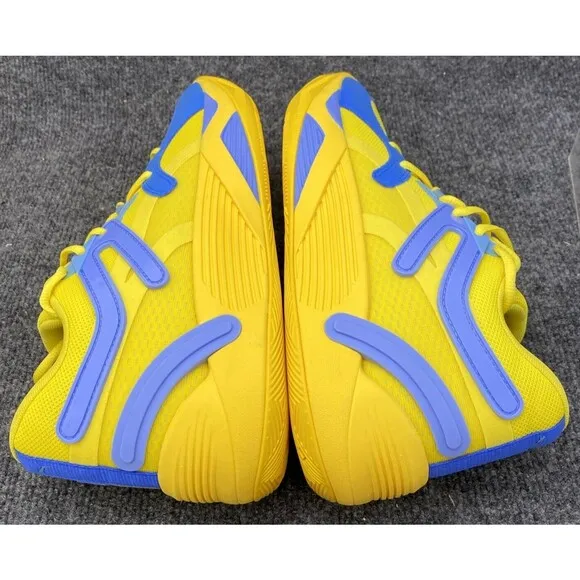 PUMA Shoes Mens Size 10 TRC Blaze Court Low Vibrant Yellow 376582-19 Sneakers