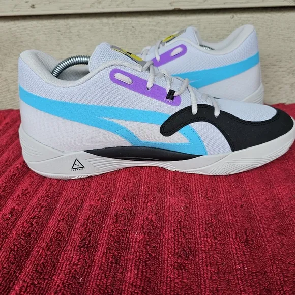 Puma TRC Blaze Court Basketball Shoes Multicolored Sneakers Men's Size:11