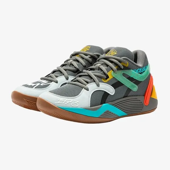 Puma TRC Blaze Court Mens Basketball Shoes Gray Multi 378961-01 NEW Multi Sz