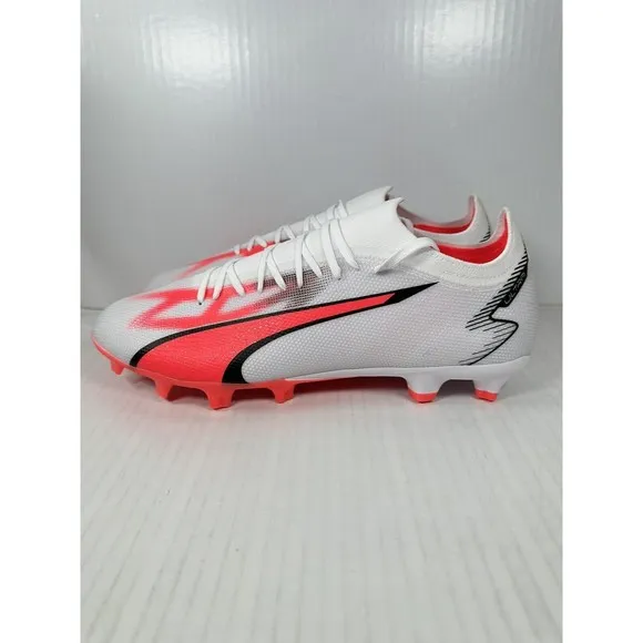 Puma Ultra Match FG/AG Soccer Cleats White Mens Size 13 107347-01 BRAND NEW