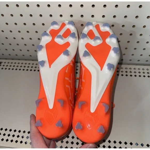PUMA Ultra Pro FG AG Mens Soccer Cleats Size 9 Orange Blue White Black
