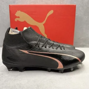 PUMA Ultra Pro FG/AG Mens Size 8.5 Soccer Cleats White Black Copper Rose NEW