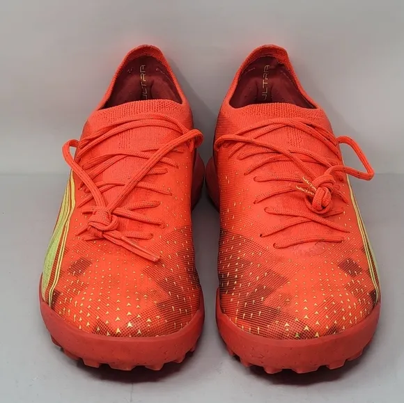 Puma Ultra Ultimate Cage Lace-Up Red Synthetic Mens Size 9 Soccer 106893 03