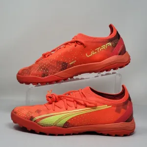 Puma Ultra Ultimate Cage Lace-Up Red Synthetic Mens Size 9 Soccer 106893 03