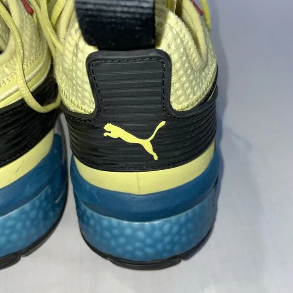 Puma Uproar Spectra Men’s Basketball Shoes Size 13 Yellow Leather Court Thunder