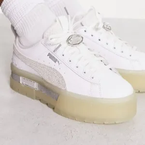PUMA Womens Mayze Platform Sneakers Shoes 100% Leather  593SH0