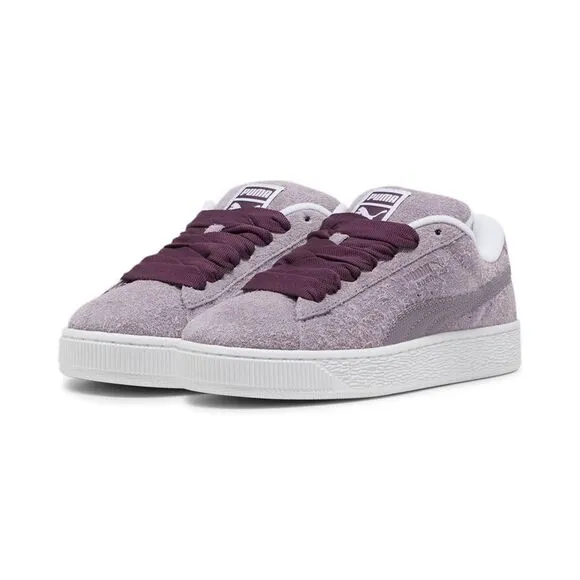 Puma Womens Suede XL Hairy Purple Shoes (NWT)