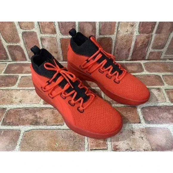 Puma x Meek Mill Clyde Court Reform Men's Size 11.5 Red Basketball Shoes