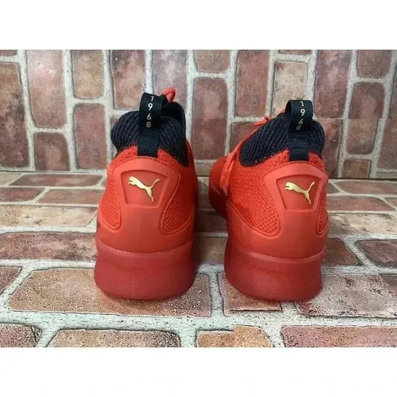 Puma x Meek Mill Clyde Court Reform Men's Size 11.5 Red Basketball Shoes