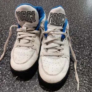 RARE Vintage Nike Court Force Low Shoes Kids Size 3 Y 153014 141 00 White