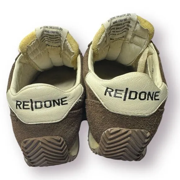 Re/Done 70s Runner Suede Sneakers Women’s Low Top Retro Shoes Size 38 US 7.5