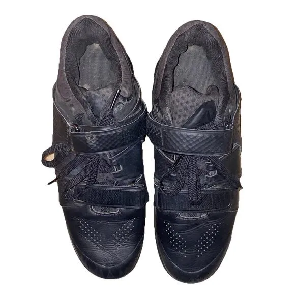 Reebok Legacy Lifter II 2 Shoes Weightlifting Training Mens 9 Black Gym