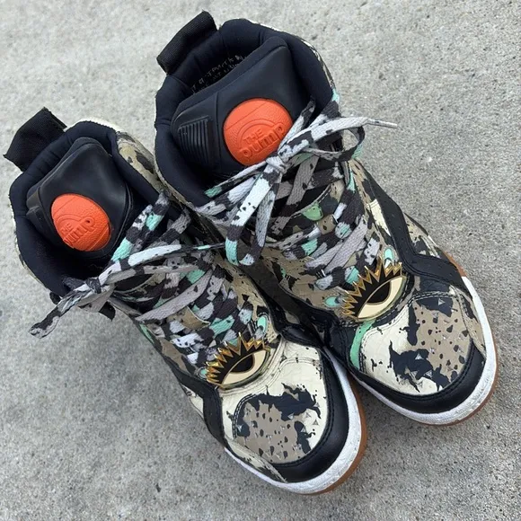 Reebok Melody Ehsani x Blacktop Pump WedgeSneakers eye Classics shoes 7