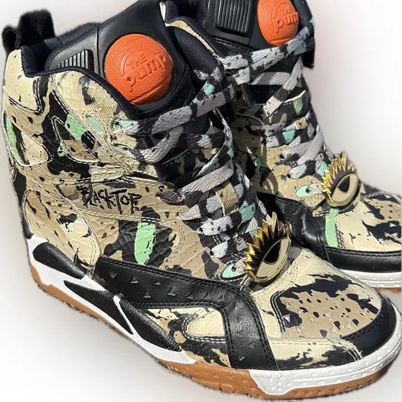 Reebok Melody Ehsani x Blacktop Pump WedgeSneakers eye Classics shoes 7