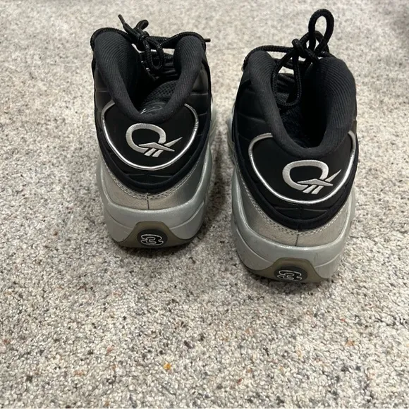 Reebok Men's Question Mid I3 Motorsports Black Silver  Size 9