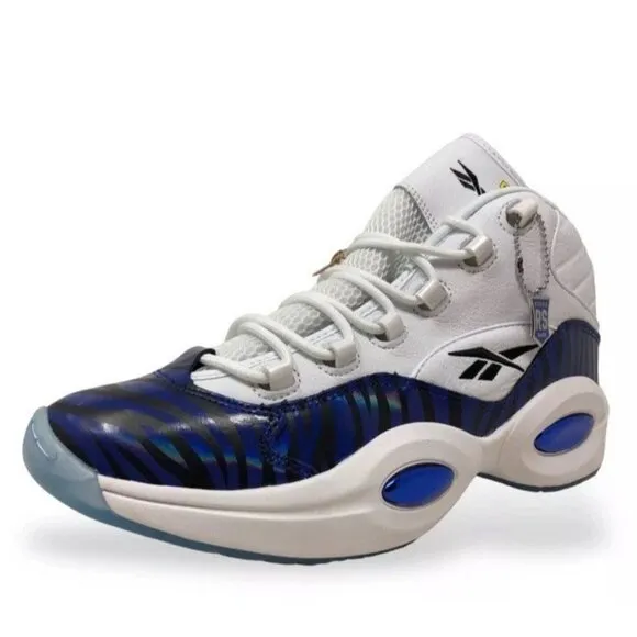 Reebok Question Mid Panini Tiger Prizm Mens Basketball Shoes Size 6.5 HQ1097 NWB