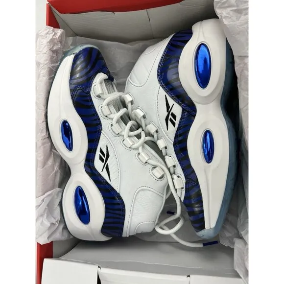 Reebok Question Mid Panini Tiger Prizm Mens Basketball Shoes Size 6.5 HQ1097 NWB