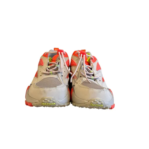 Reebok Women's Aztrek Double Mix Trail Trainers Sand/Lime/Neon Red Size 9.5