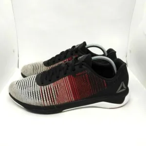 Reebok Fast Flexweave Running‎ Shoes Mens Size 9.5 Red Black White Sneakers