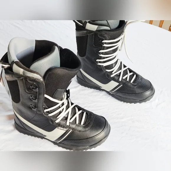 Ride Orion Snowboard Boots Mens 12 Black No Box Thinsulate Lace Slider Lock Tab