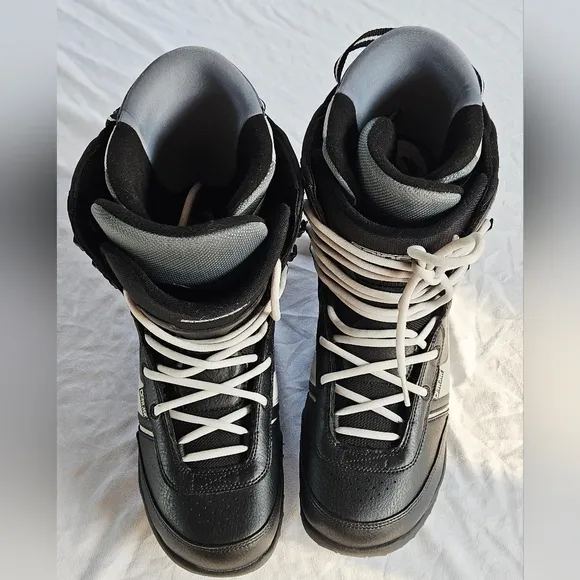 Ride Orion Snowboard Boots Mens 12 Black No Box Thinsulate Lace Slider Lock Tab