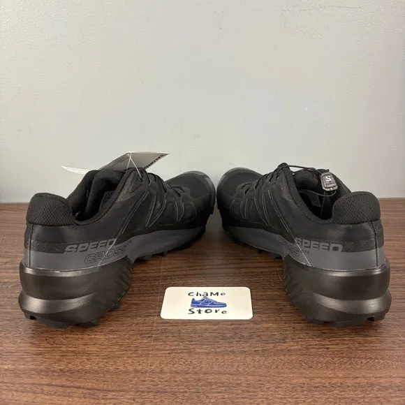 Salomon Speedcross GTX Gore-Tex Trail Running Shoes Black 475690 Men’s Sz 10