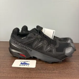 Salomon Speedcross GTX Gore-Tex Trail Running Shoes Black 475690 Men’s Sz 10