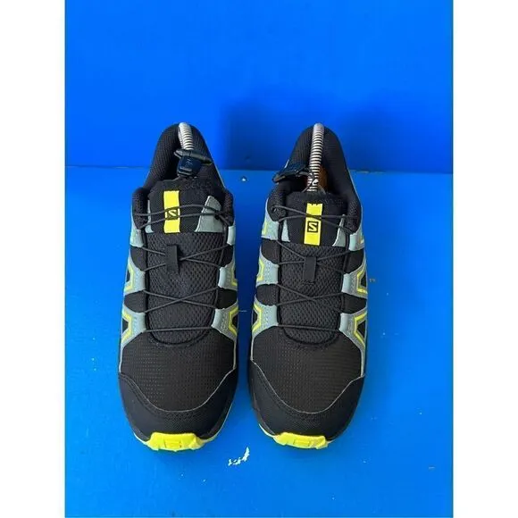 Salomon Speedcross Vario Black Yellow Mens Trail Running Shoes Sneaker Size 5