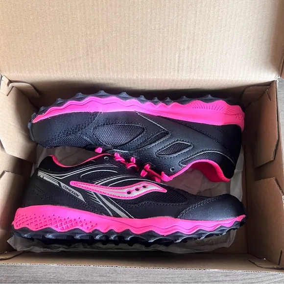 Saucony Cohesion TR14 Youth Trail Shoe Size 3.5 Wide #042A
