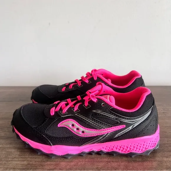 Saucony Cohesion TR14 Youth Trail Shoe Size 3.5 Wide #042A