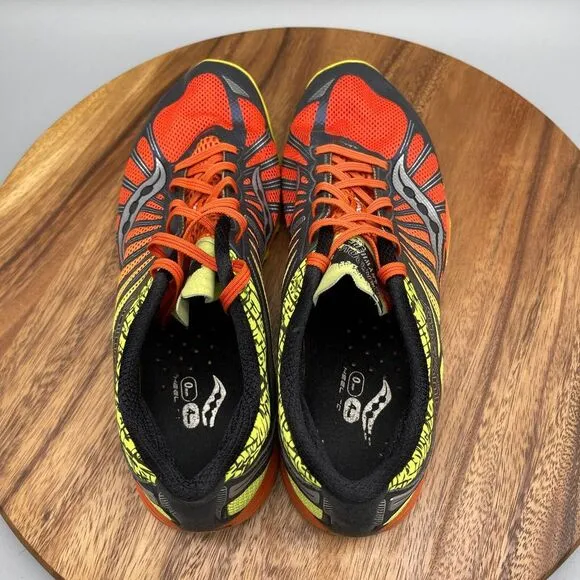 Saucony Kinvara TR 2 Shoes Mens Size 11.5 Orange Trail Running Sneakers 20205-1