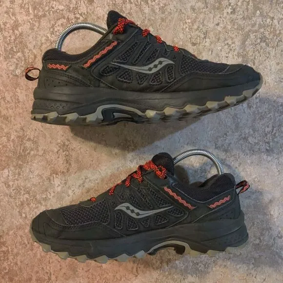 Saucony Womens 9.5 Shoes Gore Tex Grid Excursion TR12 Black Outdoor Trail Hiking